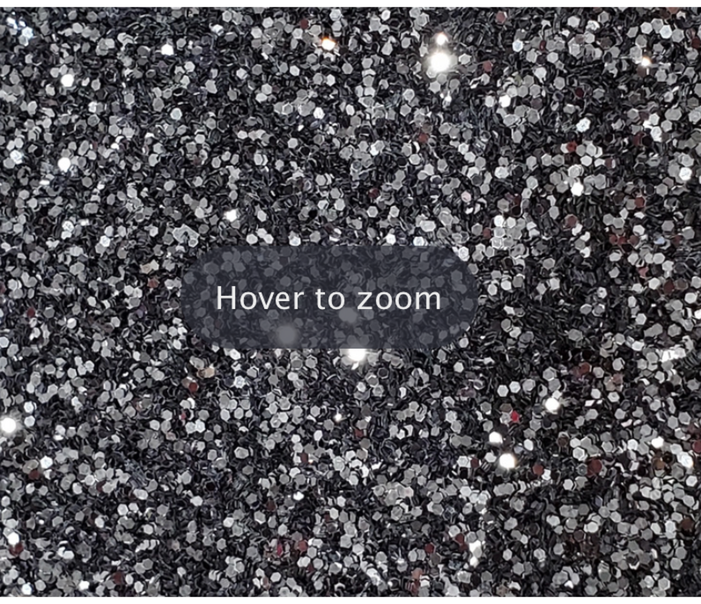 Gunmetal Gray Chunky Glitter