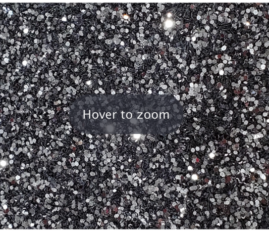 Gunmetal Gray Chunky Glitter