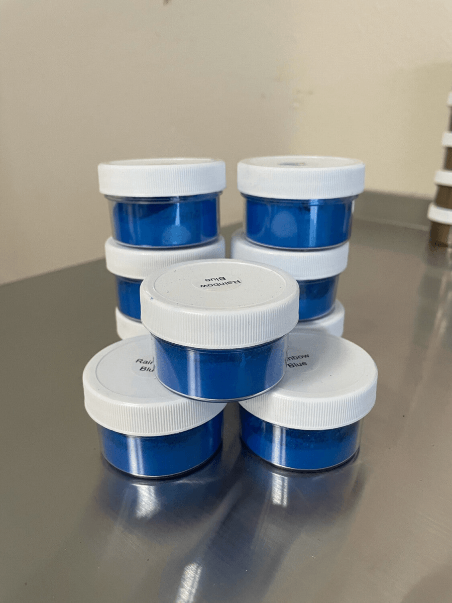 Rainbow Blue Mica Powder - KMN Scented Aroma Beads