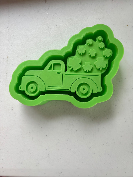 Truck with Shamrocks