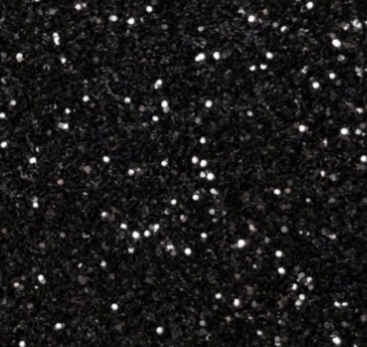 Black Glimmer Chunky Glitter