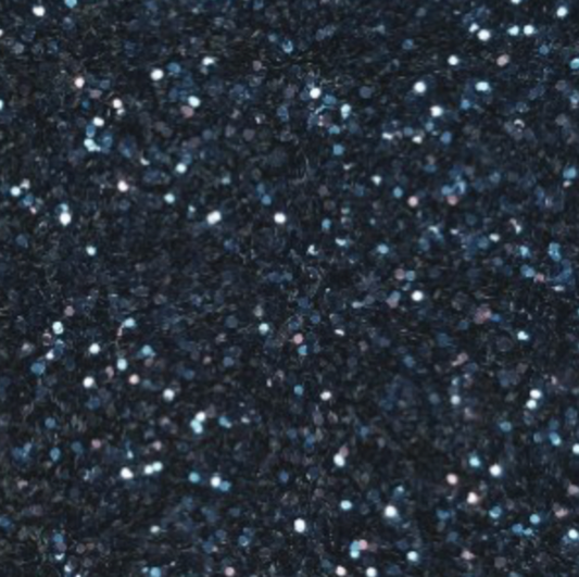 Midnight Navy Blue Chunky Glitter