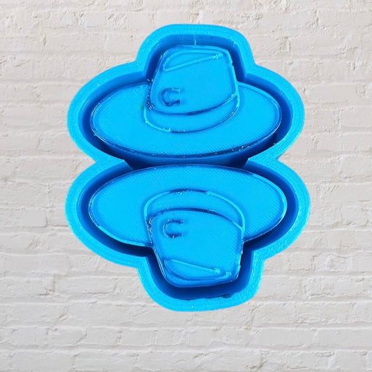 Cowboy Hat Vent Clip Silicone Mold - KMN Scented Aroma Beads