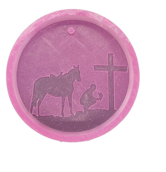 Freshie Molds Blessed and Faith Pendant Car Freshie Molds Silicone