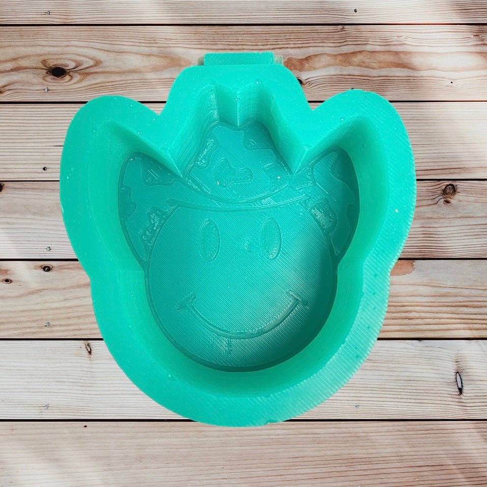 Cowboy Smiley Silicone Mold - KMN Scented Aroma Beads