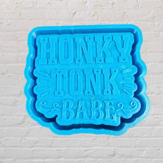 Honky Tonk Babe Western Silicone Mold - KMN Scented Aroma Beads