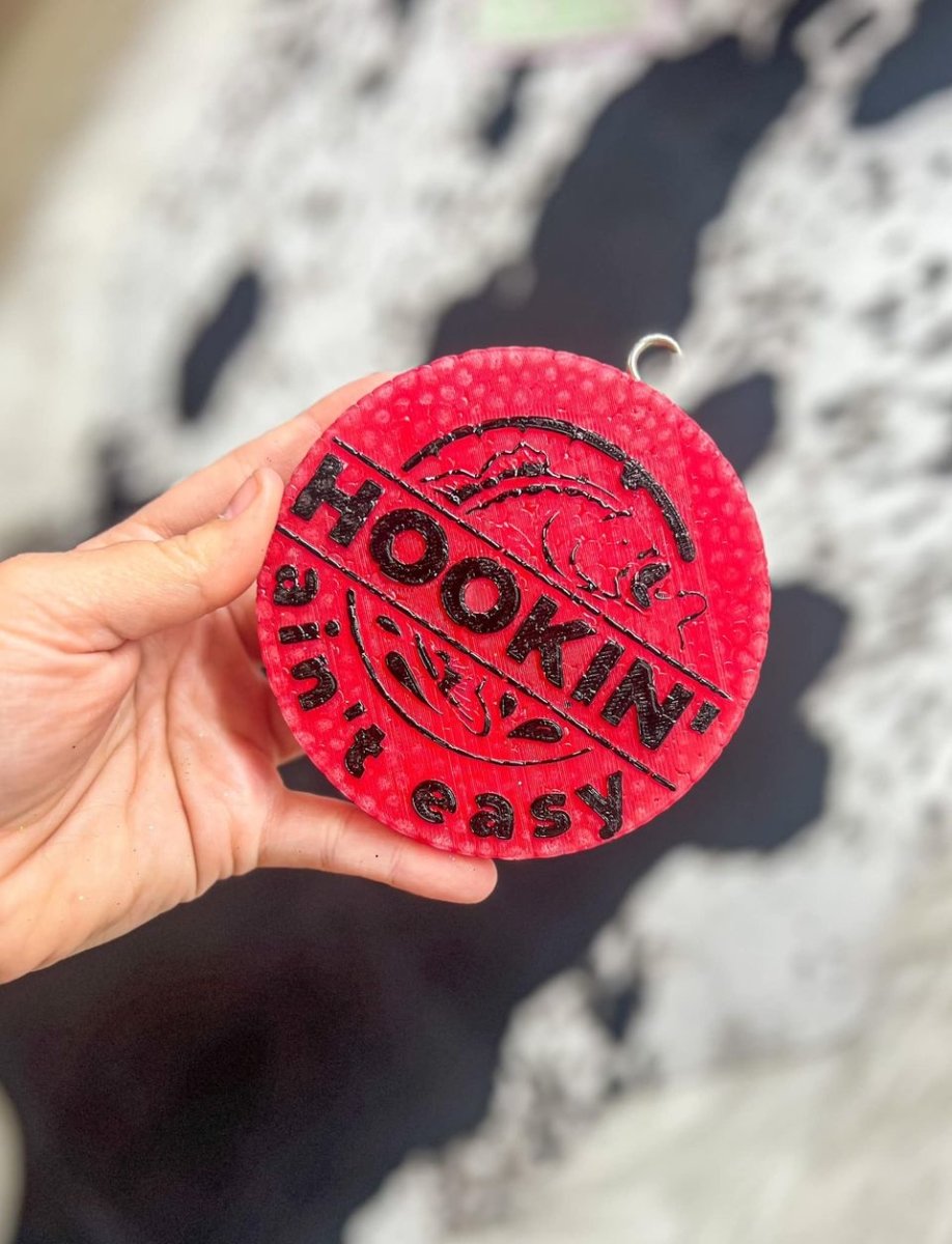 Hookin Ain't Easy Fishing Silicone Mold - KMN Scented Aroma Beads