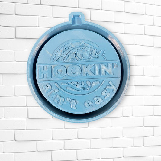 Hookin Ain't Easy Fishing Silicone Mold - KMN Scented Aroma Beads