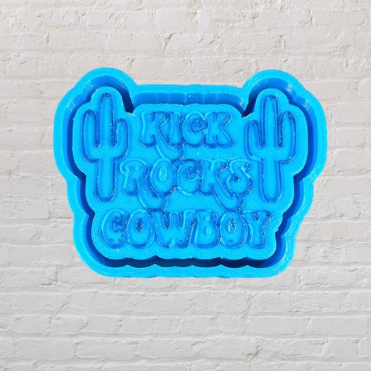 Kick Rocks Cowboy Silicone Mold - KMN Scented Aroma Beads