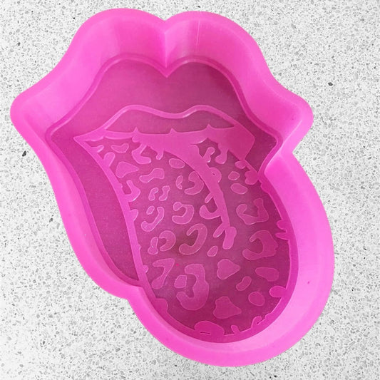 Leopard Print Tongue Silicone Mold - KMN Scented Aroma Beads