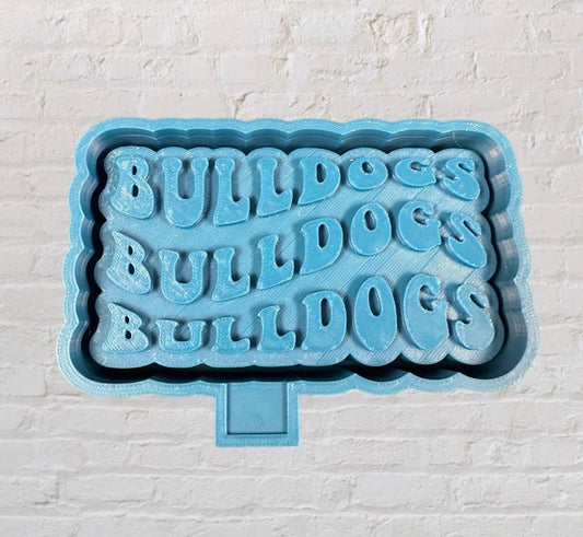 Retro Bulldogs Mascot Silicone Mold - KMN Scented Aroma Beads