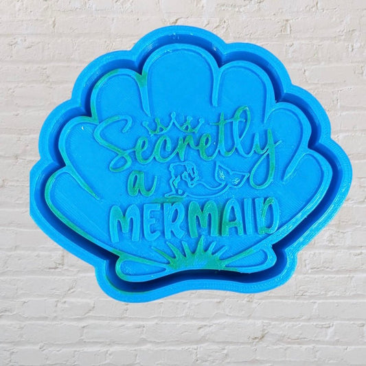 Secretly a Mermaid Silicone Mold - KMN Scented Aroma Beads