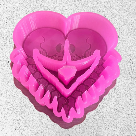 Skeleton Love Silicone Mold - KMN Scented Aroma Beads