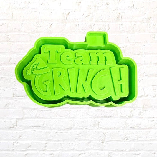 Team Green Man Christmas Silicone Mold - KMN Scented Aroma Beads