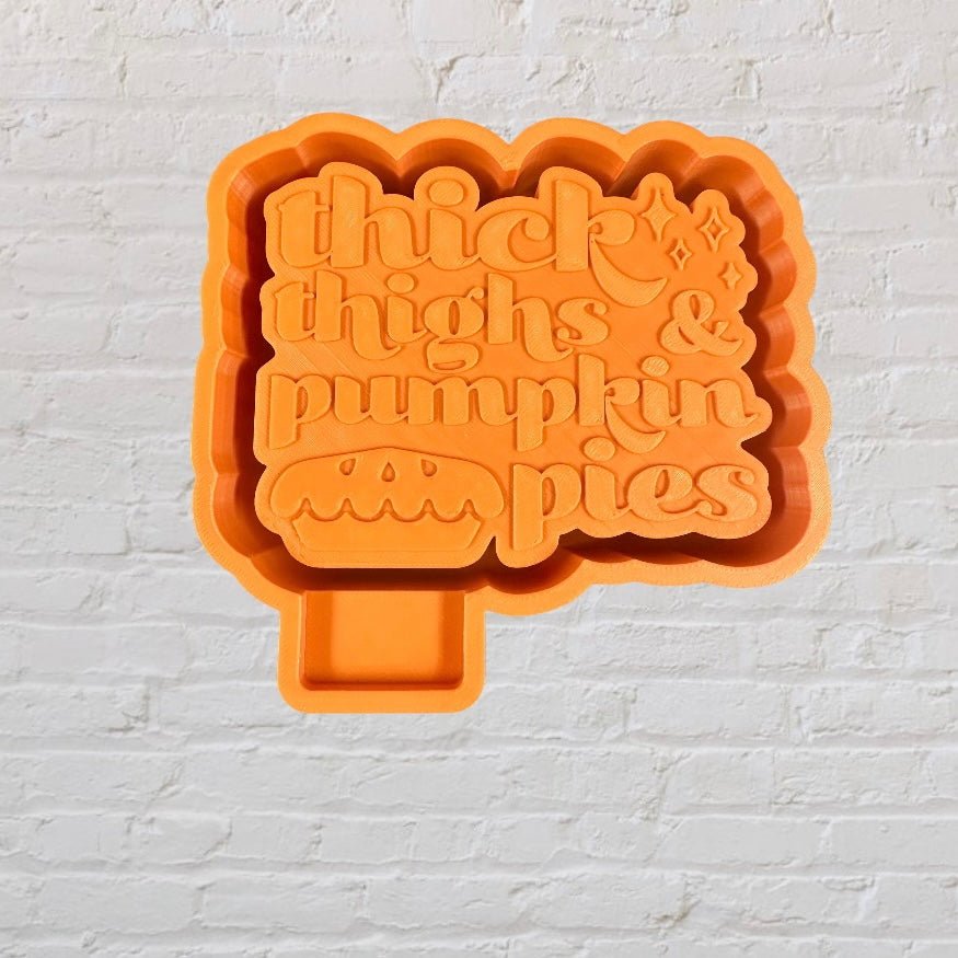 Thick Thighs & Pumpkin Pies Silicone Mold - KMN Scented Aroma Beads