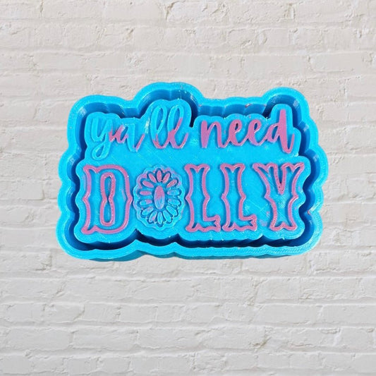 Y'all Need Dolly Silicone Mold - KMN Scented Aroma Beads